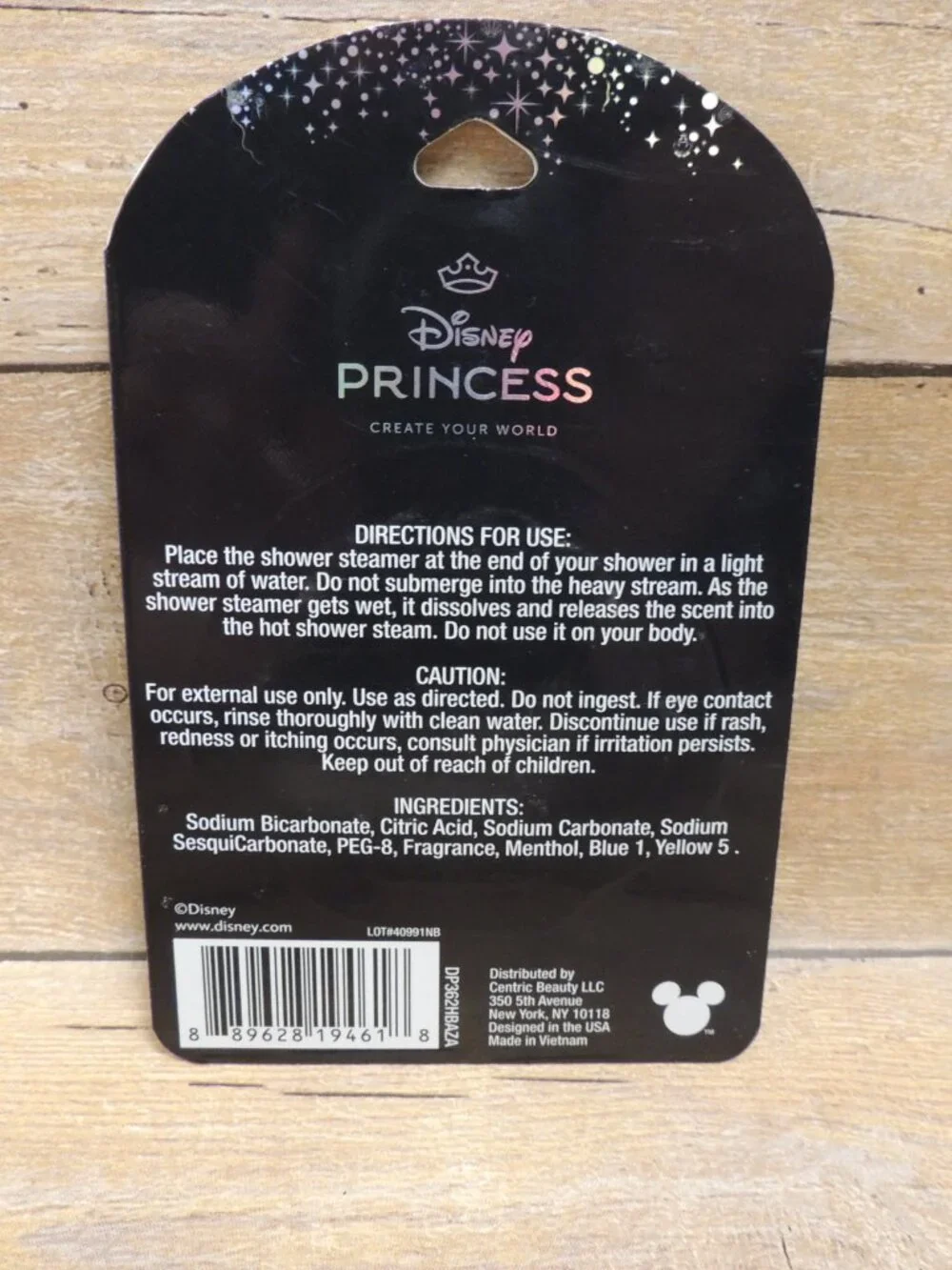 Disney Princess Shower Steamers 2 pack Ariel and Jasmine New and Sealed